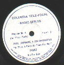Columbia Telefocal Label