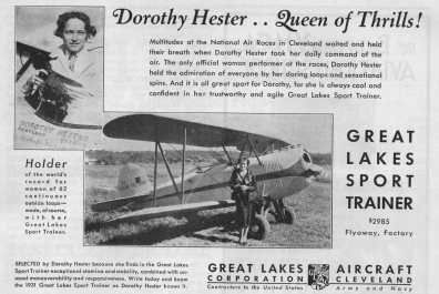 Vintage Great Lakes Aircraft Ad