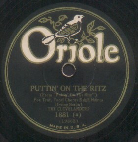 Vintage Oriole Record Label