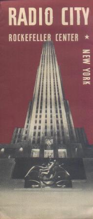 RADIO CITY - Rockefeller Center   New York