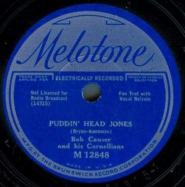 1933 Melotone record label